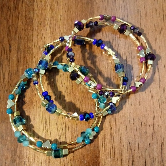 Sprouting Joy Jewelry - Indian style wire wrap bracelet